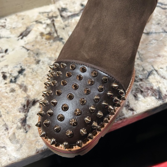 Christian Louboutin Shoes Melon spikes flat calf p main image 5